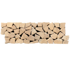 Marble Interlocking Border - Marble Brown