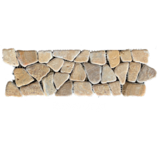 Marble Interlocking Border - Brown Onyx