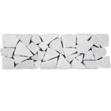 Marble Interlocking Border - Marble Ice