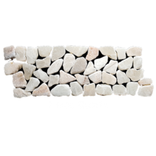 Marble Interlocking Border - Mixed Quartz