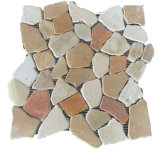 Marble Interlocking Square - Mega Mix