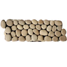 Pebble Interlocking Border - Tan