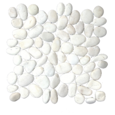 Pebble Interlocking Square - White