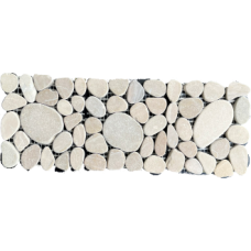 Sliced Pebble Interlocking Border Mini Combination - Tan