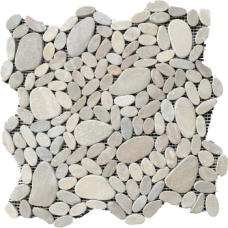 Sliced Pebble Interlocking Square Mini Combination - Tan