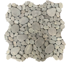 Sliced Pebble Mini Interlocking Square - Black
